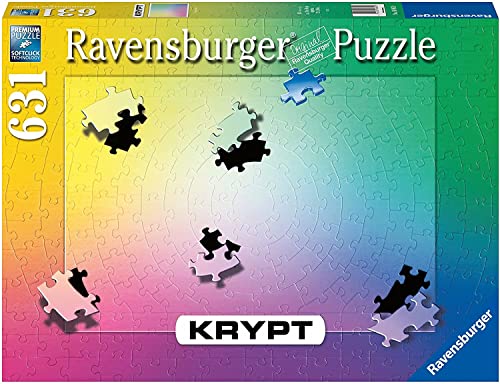 Ravensburger Puzzle Krypt Gradient, 631 Pezzi, Puzzle impossibili, Idea regalo, per Lei o Lui, Puzzle Adulti