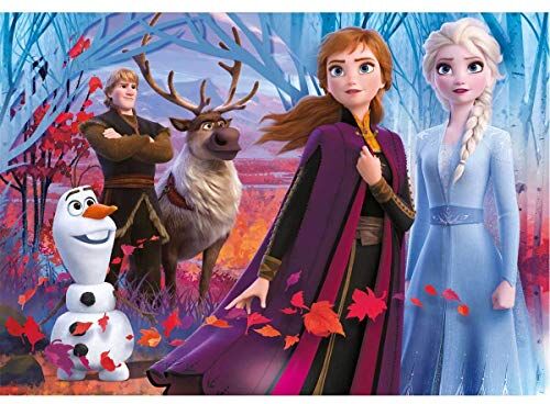 Clementoni --Supercolor Disney Frozen 2-104 pezzi, puzzle bambini, Multicolore,