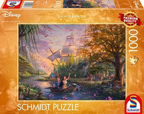 Kinkade, Thomas , Thomas Kinkade: Disney Pocahontas Puzzle 1000pc, Puzzle, Ages 12+, 1 Players