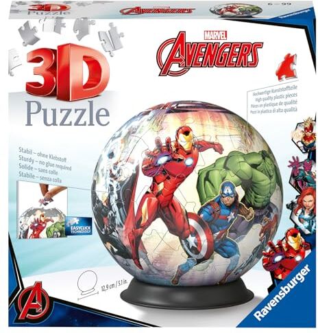 Ravensburger Marvel Avengers 3D Jigsaw Puzzle for Kids Age 6 Years Up 72 Pieces No Glue Required