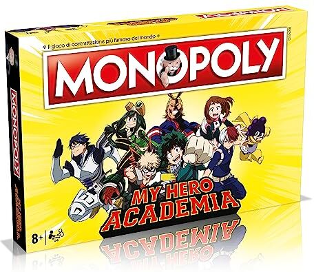 Winning Moves Monopoly, My Hero Academia, Gioco da Tavolo, ed. Italiana