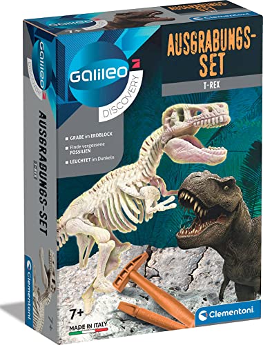 Clementoni 8005125694044 Scienza e Gioco Galileo T-Rex Fluorescente, 69404