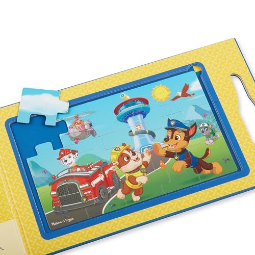 Melissa & Doug , Paw Patrol, Puzzle Magnetici Portatili, 2 Puzzle Da 15 Pezzi, Gioco Educativo Bambini E Bambine Dai 3 Anni, Ottima Idea Regalo