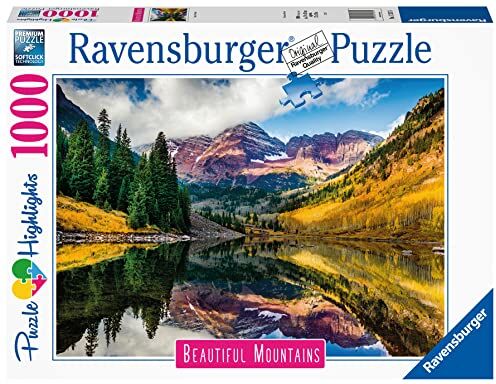 Ravensburger Puzzle Aspen, Colorado, Collezione Beautiful Mountains, 1000 Pezzi, Idea regalo, per Lei o Lui, Puzzle Adulti