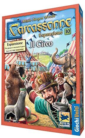 Giochi Uniti Carcassonne Il Circo, Espansione 10 per Carcassonne, Gioco da tavolo, Edizione italiana,