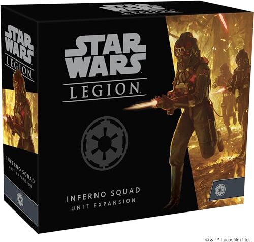 Atomic , Star Wars Legion: Galactic Empire Expansions: Inferno Squad Unit, Unit Expansion, Miniatures Game, Ages 14+, 2 Players, 90 Minutes Playing Time