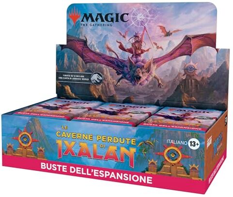 Magic The Gathering Confezione di buste dell’espansione di Magic: The Gathering Le Caverne Perdute di Ixalan (Versione Italiana)