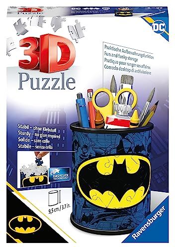 Ravensburger 3D Puzzle Portapenne Batman, 54 Pezzi, 6+ Anni