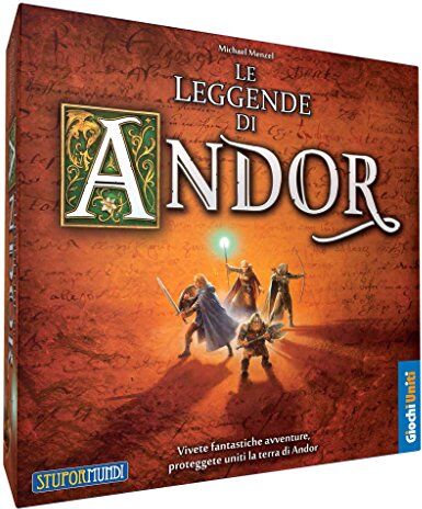 Giochi Uniti Le Leggende di Andor, Gioco base, Gioco da tavolo, Edizione italiana, , 2-4 giocatori