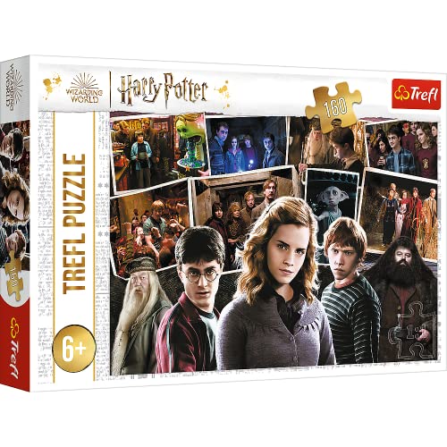 Trefl 160 Pezzi Bobaters del Film Harry Potter, Collage, Intrattenimento Creativo, Divertimento per Bambini dai 6 anni in su Puzzle, Colore Amici,