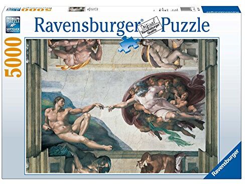 Ravensburger Puzzle La creazione di Adamo, 5000 Pezzi, Idea regalo, per Lei o Lui, Puzzle Adulti