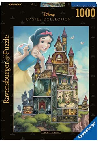 Ravensburger Puzzle Biancaneve Disney Castles, 1000 Pezzi, Idea regalo, per Lei o Lui, Puzzle Adulti