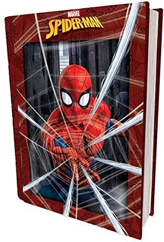 PRiME 3D-RD-RS263122 Puzzle Libro lenticolare Marvel Spiderman 300 Pezzi, Multicolore, único, 35561