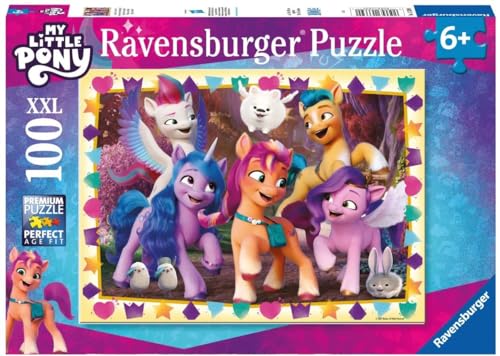 Ravensburger Puzzle My Little Pony, 100 Pezzi XXL, Età Raccomandata 6+ Anni