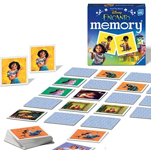 Ravensburger Mini Memory Encanto, Gioco Memory per Famiglie, 48 Tessere, Età Raccomandata 3+