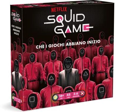 Asmodee Squid Game Gioco da Tavolo, 3-6 Giocatori, 16+ Anni, Edizione in Italiano