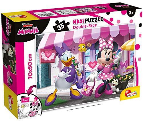 Liscianigiochi - Disney Junior-Minnie Mickey & Friends Puzzle, 35 Pezzi, Multicolore,