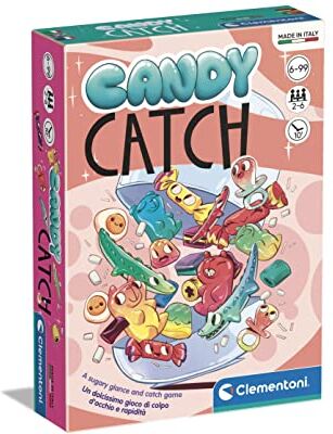 Clementoni - Candy Catch Gioco di Carte, Multicolore, , a partire da 6 anni