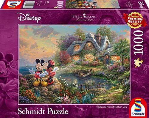 Schmidt Thomas Kinkade Disney Mickey Mouse Jigsaw Puzzle, 1000 Pieces