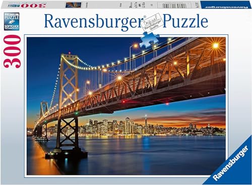 Ravensburger Puzzle San Francisco Bridge, Collezione Puzzle Moments, 300 Pezzi, Puzzle Adulti Esclusiva Amazon