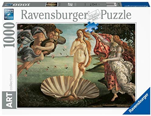 Ravensburger Puzzle Botticelli Nascita di Venere 70x50 cm Puzzle 1000 pezzi Puzzle adulti e Ragazzi facile da comporre Puzzle Quadri Famosi da Esporre Puzzle Arte Educativo