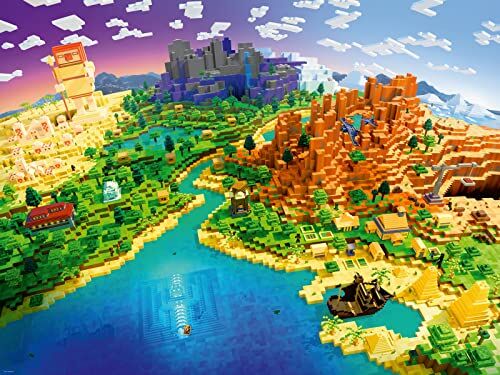 Ravensburger Puzzle Minecraft, 1500 Pezzi, Idea regalo, per Lei o Lui, Puzzle Adulti