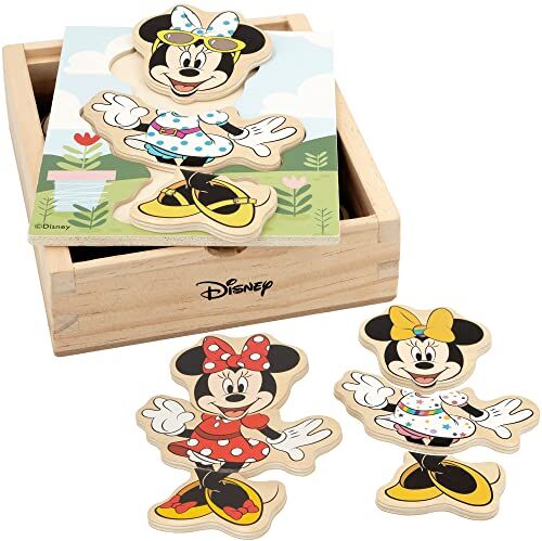 WOOMAX Puzzle madera Minnie Disney 19pzs