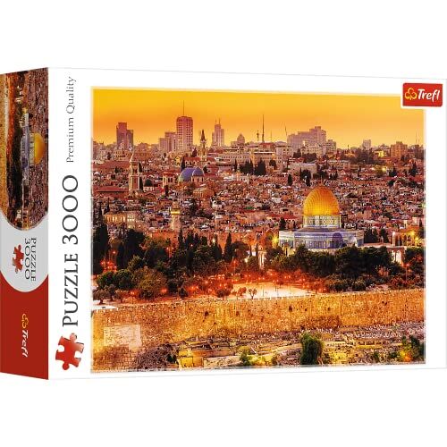 Trefl 3000 Elementi, qualità Premium, per Adulti e Bambini da 15 Anni Puzzle i Tetti di Gerusalemme, Colore, TR