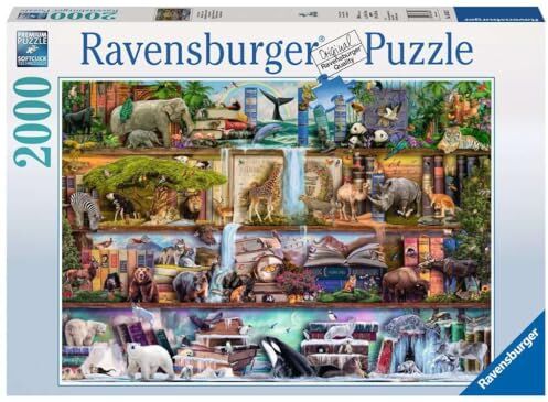 Ravensburger Puzzle Animali Selvatici, 2000 Pezzi, Idea regalo, per Lei o Lui, Puzzle Adulti