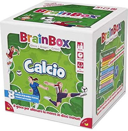 Asmodee BrainBox: Calcio, Gioco per Imparare e Allenare la Mente, 1+ Giocatori, 8+ Anni, Ed. in Italiano,