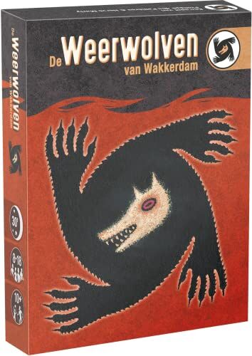 Asmodee The Werewolves of Wakkerdam gioco di carte Un gioco emozionante per grandi gruppi 10+ 1-18 giocatori versione olandese