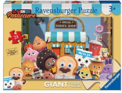 Ravensburger Puzzle Barbiere Pasticcere, Collezione 24 Giant Pavimento, 24 Pezzi, Età Raccomandata 3+ Anni