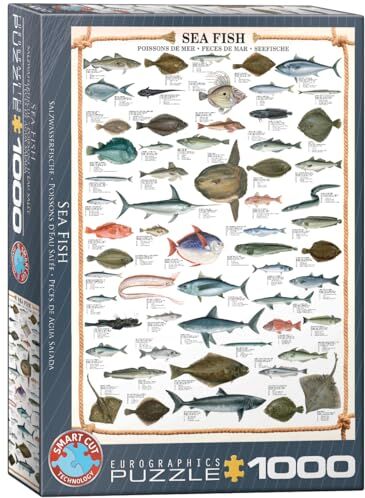 EuroGraphics - Pesce Puzzle, Multicolore, 1000,