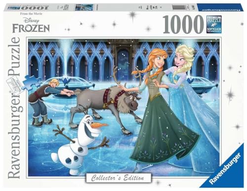 Ravensburger Puzzle Frozen, Collezione Disney Collector's Edition, 1000 Pezzi, Idea regalo, per Lei o Lui, Puzzle Adulti
