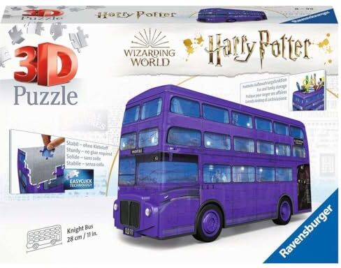 Ravensburger Harry Potter Knight Bus 3D Jigsaw Puzzle for Kids Age 8 Years Up 216 Pieces No Glue Required Christmas Gifts