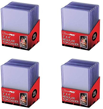 Ultra Pro 3 x 4 Clear Regular, 100 custodie per carte da collezione come Pokemon Magic, dimensioni standard, trasparenti