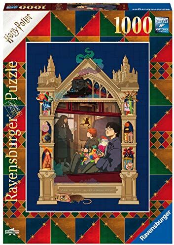 Ravensburger Puzzle Harry Potter C, Collezione Book Edition, 1000 Pezzi, Idea regalo, per Lei o Lui, Puzzle Adulti