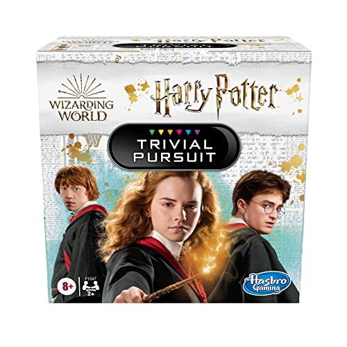 Hasbro Trivial Pursuit Harry Potter, sfida trivial in versione compatta per 2 o più giocatori, 600 domande, dagli 8 anni in su, multi