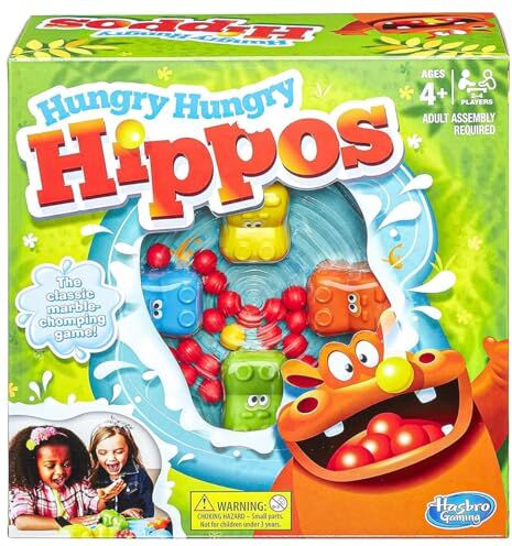 Hasbro Gaming Elefun and Friends Hungry Hungry Hippos Game