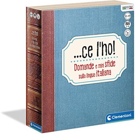 Clementoni …Ce L'Ho! Domande E Mini Sfide Sulla Lingua Italiana Gioco Da Tavolo Per Tutta La Famiglia, 2-6 Giocatori, Bambini Dai 10 Anni, Made In Italy