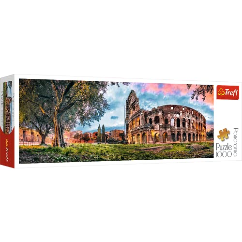 Trefl Mattino 1000 Elementi, Panorama, qualità Premium, per Adulti e Bambini dai 12 Anni Puzzle Colosseo all'Alba, Multicolore, TRF