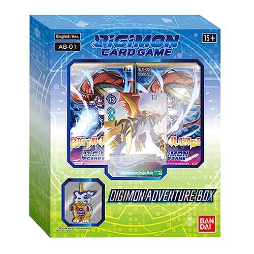 Bandai Digimon Card Game: Adventure Box AB-01   Gioco di carte   Età 6+ anni   2 giocatori   Tempo di gioco: 10 minuti