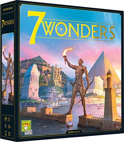 Asmodee 7 Wonders, nuova versione 2020, Unbox Now, gioco di società, 10 anni e più, da 3 a 7 giocatori, 30 minuti, Versione in Lingua Francese