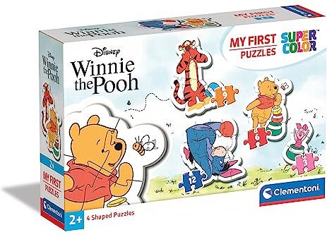 Clementoni Disney Winnie The Pooh, Puzzle, 3-6-9-12 Pezzi, Multicolore,