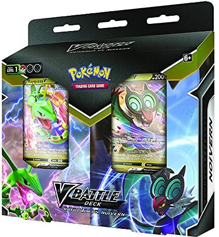 Pokemon TCG: Rayquaza V vs Noivern V Battle Deck Bundle