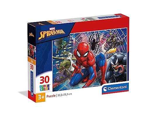 Clementoni Spiderman,   Spiderman, Puzzle da 30 pezzi, 30 Pezzi, Colore Multicolore,