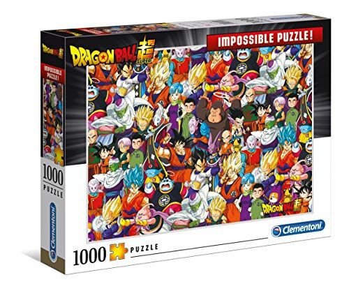 Clementoni Ball Z Impossible Puzzle-Dragon Ball-1000 Pezzi, Multicolore,