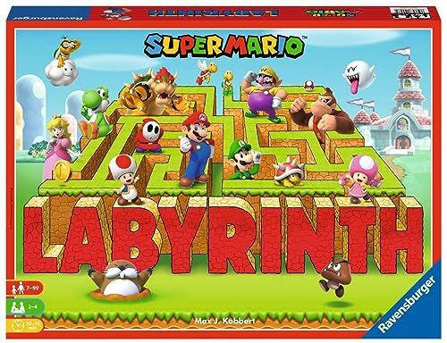 Kobbert, Max – Labyrinth Super Mario, Gioco Da Tavolo, Da 2 A 4 Giocatori, 7+ Anni