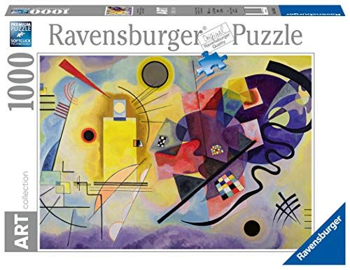 Ravensburger Puzzle Kandinsky, Wassily:Yellow, Red, Blue 70x50 cm Puzzle 1000 pezzi Puzzle adulti e Ragazzi facile da comporre Puzzle Quadri Famosi da Esporre Puzzle Arte Educativo