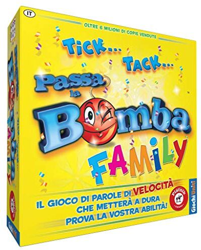 Giochi Uniti Passa la Bomba Family, Gioco da tavolo, Edizione italiana, 3 8 giocatori